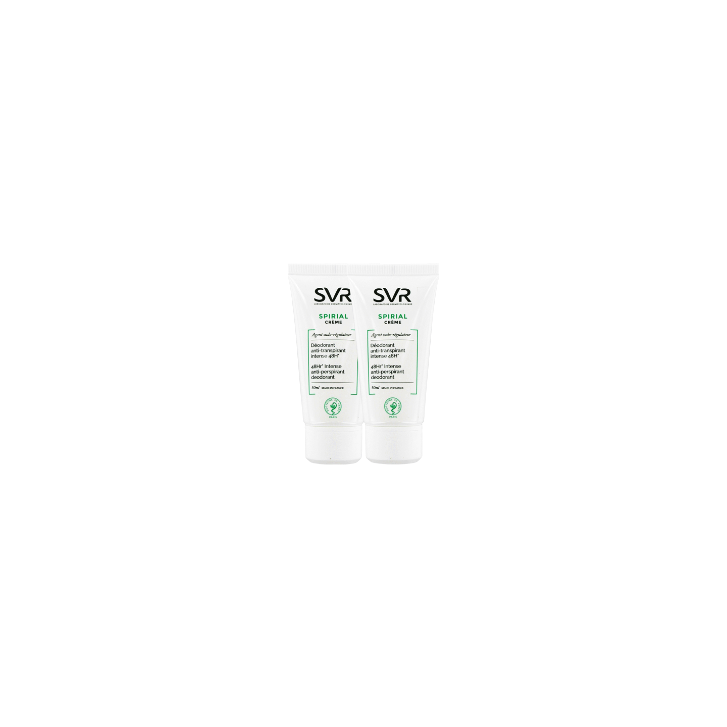 Svr Spirial Déodorant Crème Anti-transpirante 50ml DUO