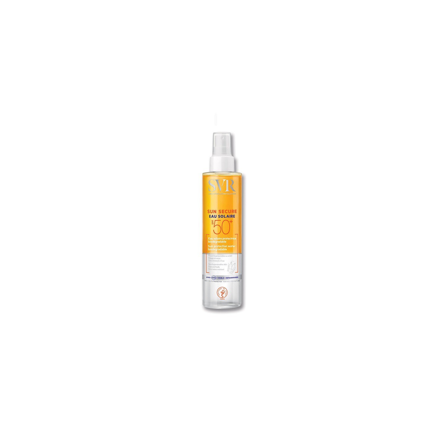SVR Sun Secure Eau solaire SPF50 + - 200 ml