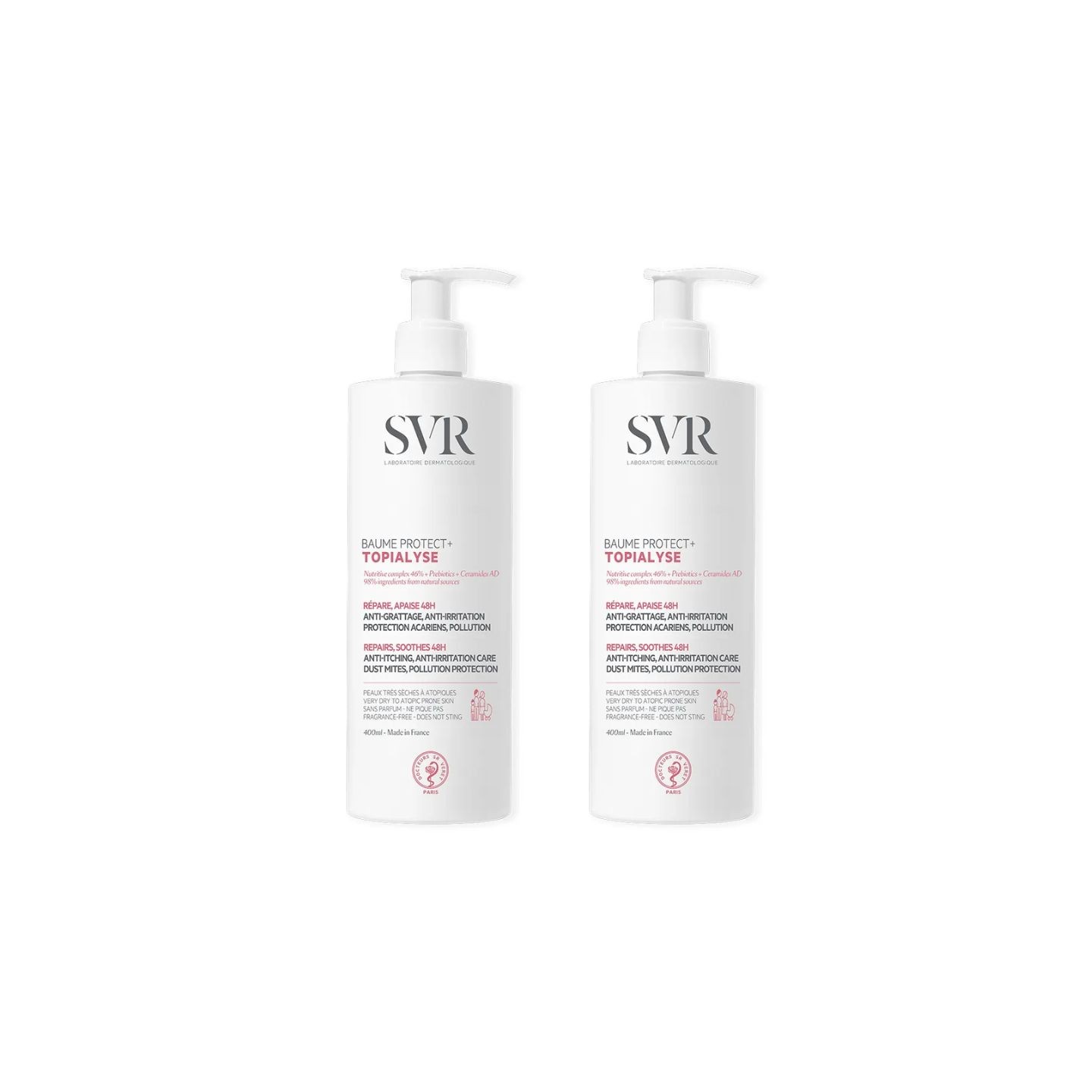 SVR Topialyse Baume Protect+ - 2 x 400ml