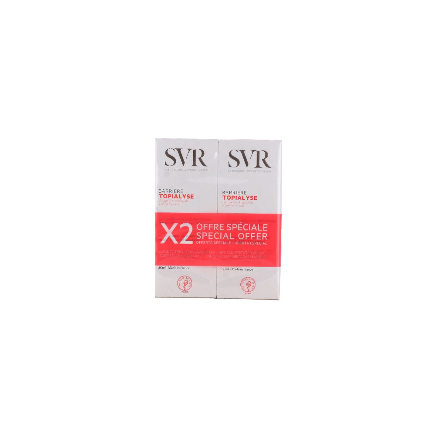 SVR Topialyse Crème Barrière 2 x 50ml