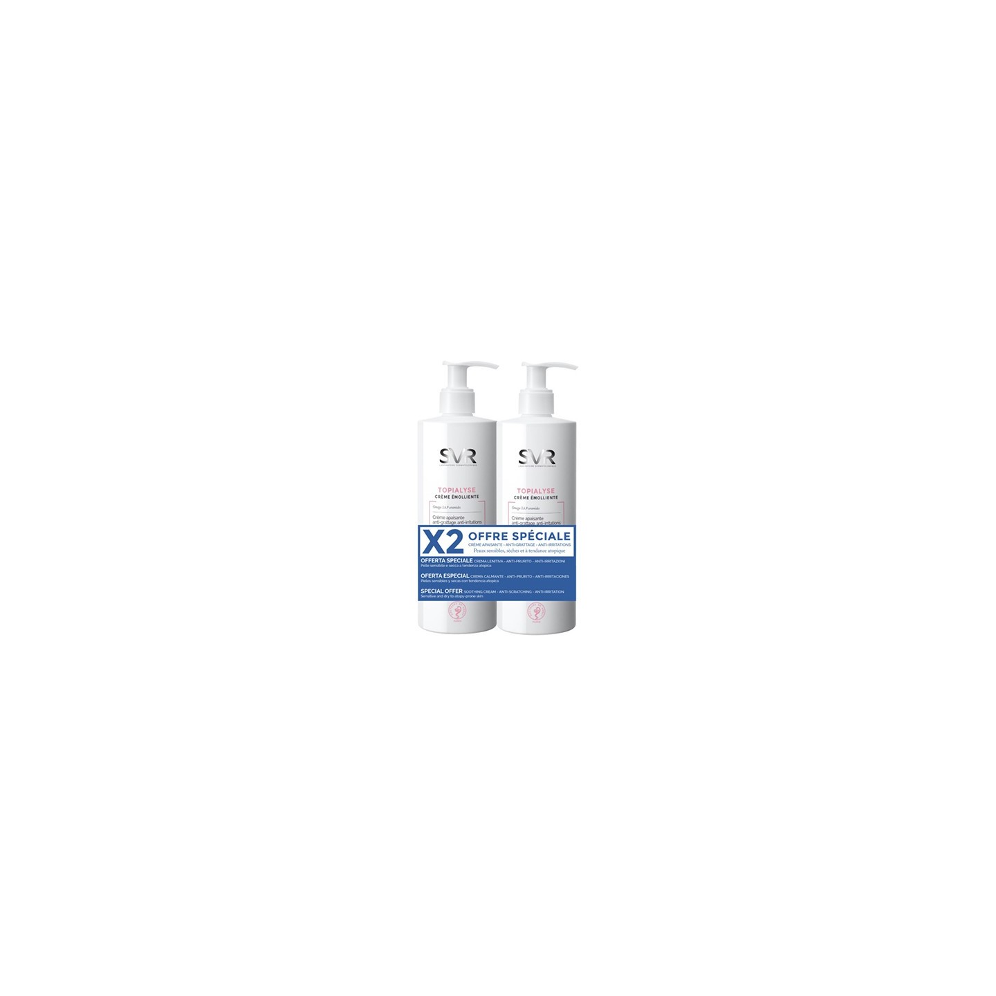 Svr Topialyse Crème emmolliente DUO 400ml