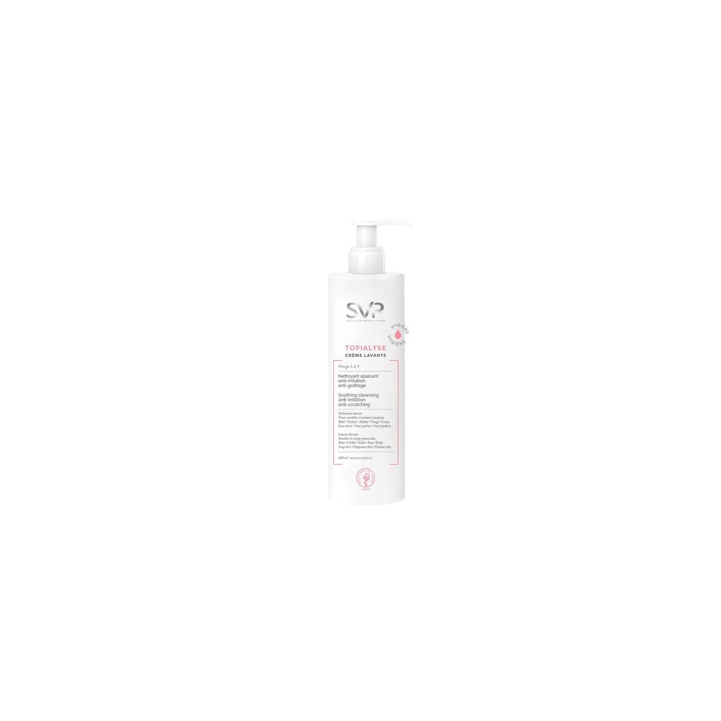 SVR TOPIALYSE CREME LAVANTE 400ML