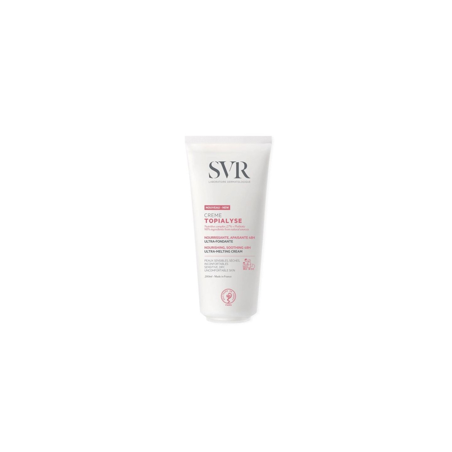 SVR Topialyse Crème nourrissante apaisante 48H - 200ml