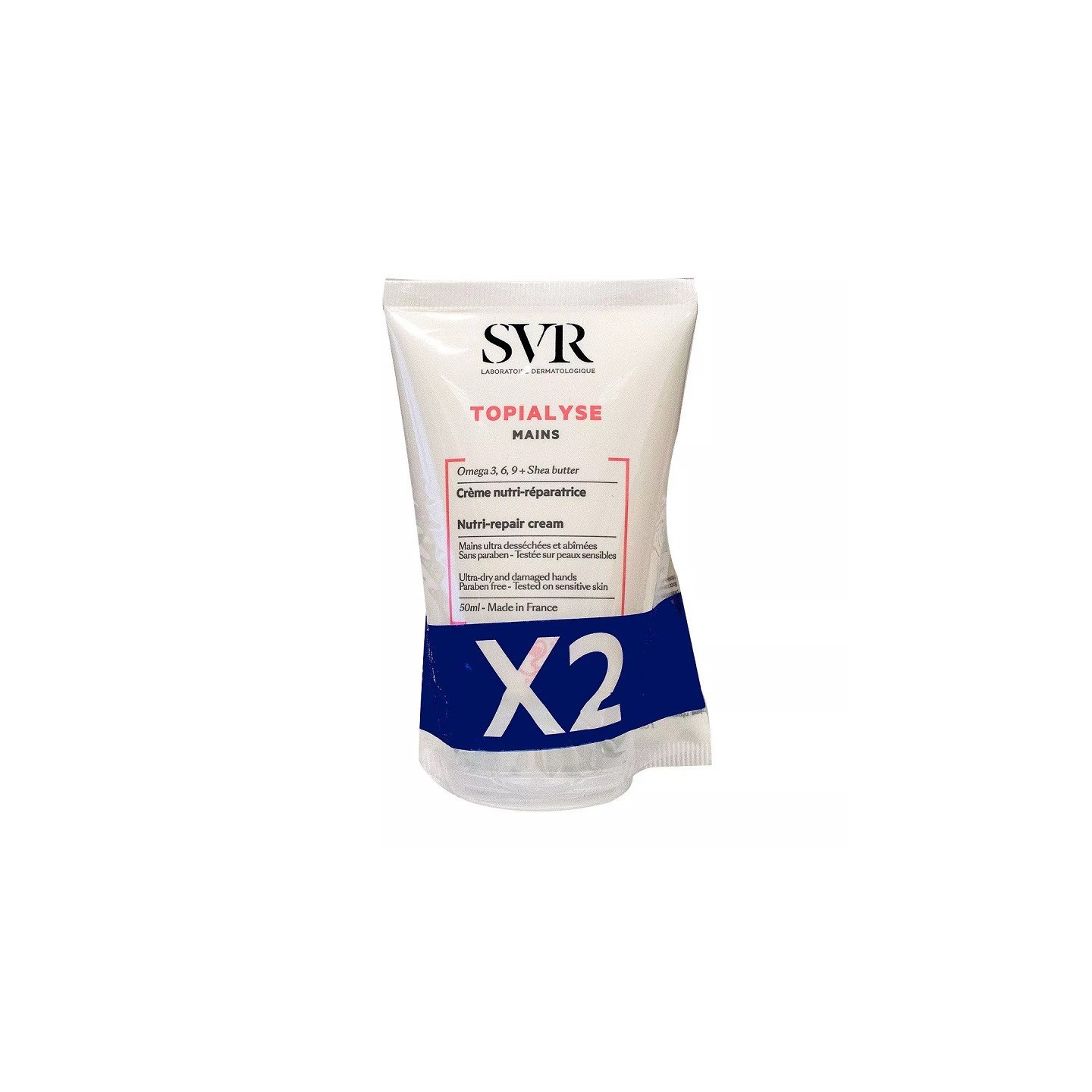 SVR Topialyse Crème nutri-réparatrice mains - Lot de 2 x 50ml