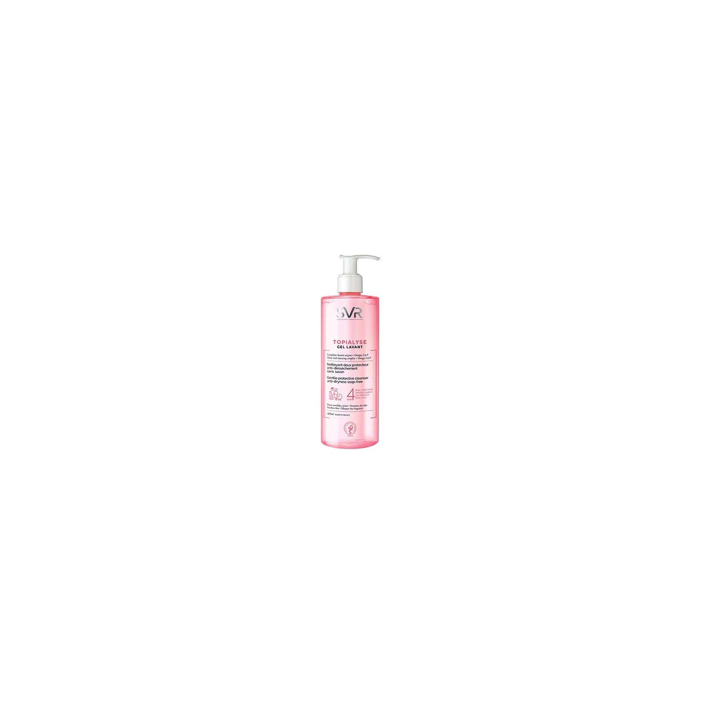 SVR Topialyse Gel Lavant 400ml