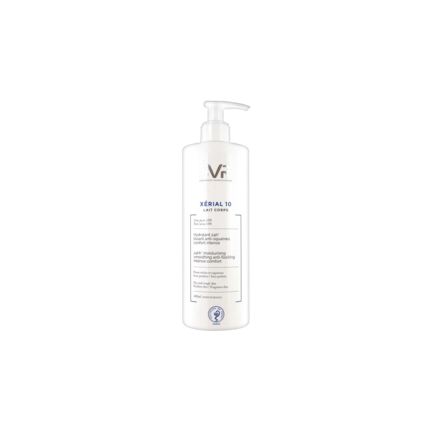 SVR Xérial Lait Corps Hydratation 24h 400ml