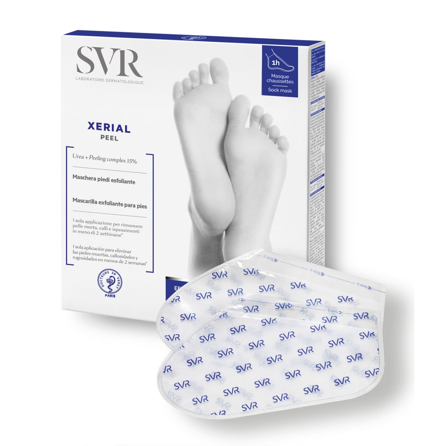 SVR Xérial Peel Masque Exfoliant Pieds