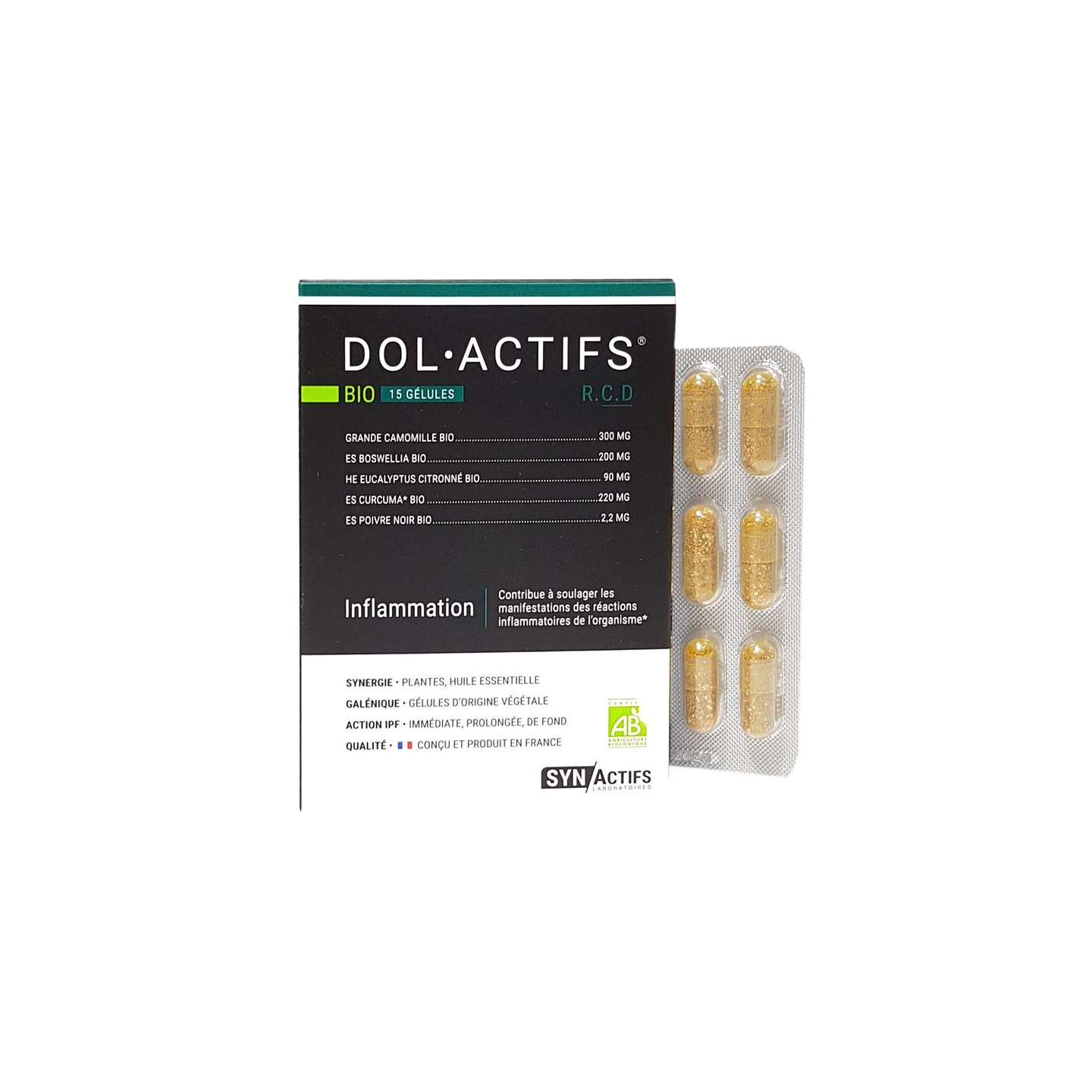 Synactifs dol actifs bio- 20 gélules