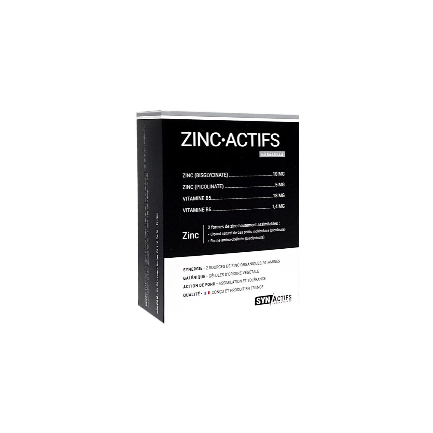 Synactifs ZincActifs - 60 gélules