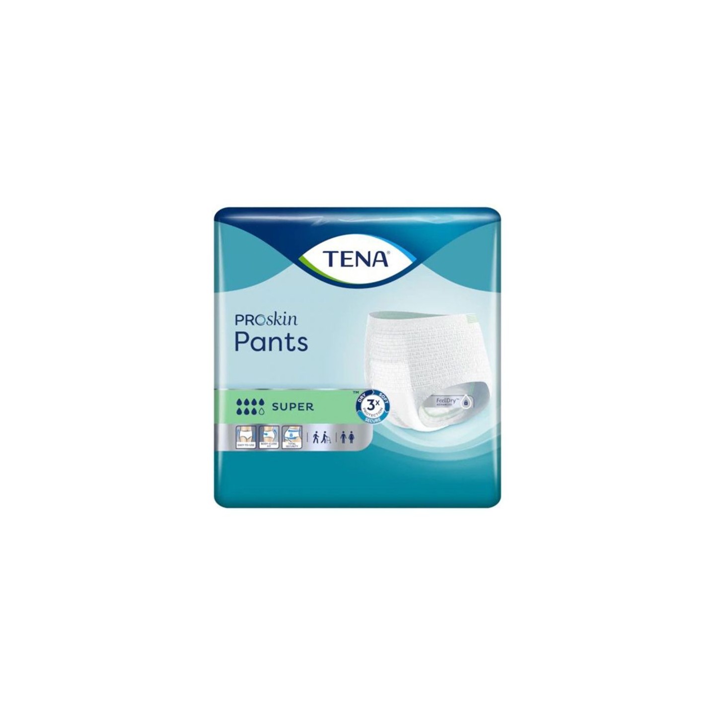 Tena Proskin Pants sous-vêtement absorbants super - Taille S - 12 slips