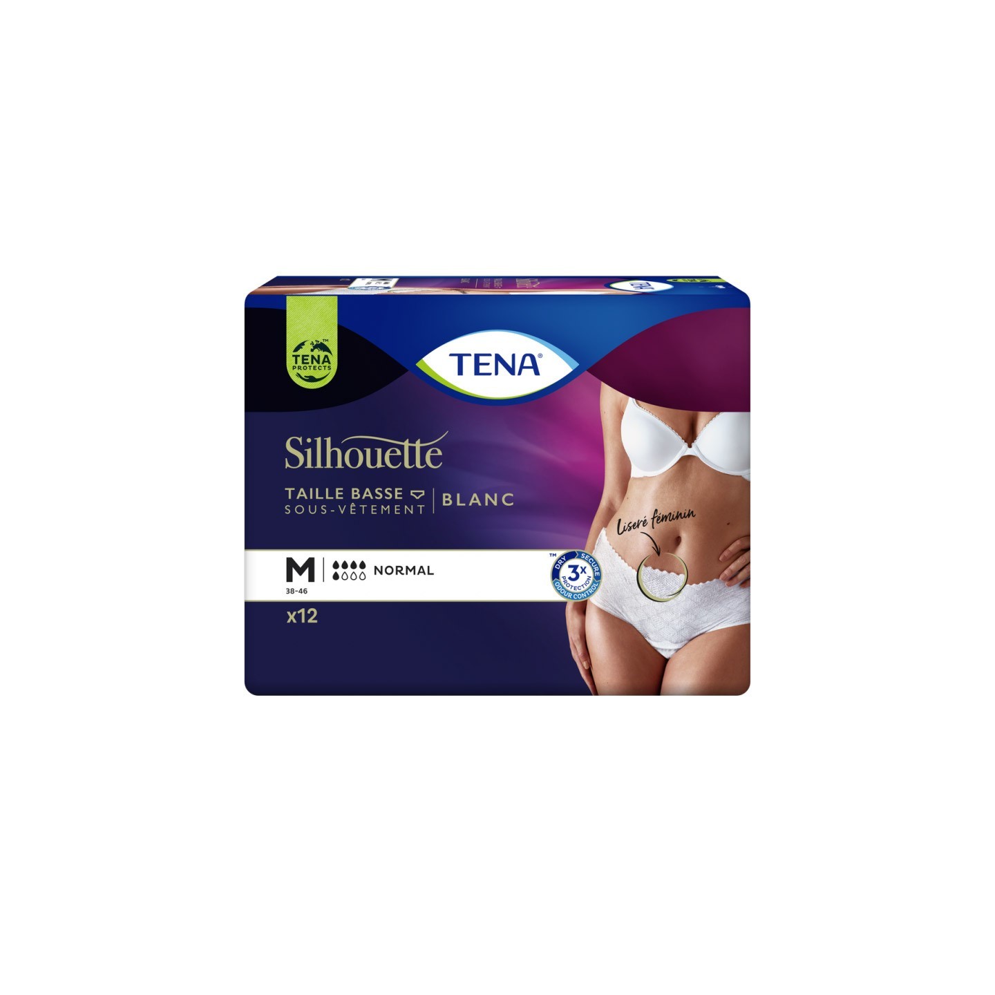 Tena Silhouette Sous-vêtement absorbant normal - Taille M - 10 unités