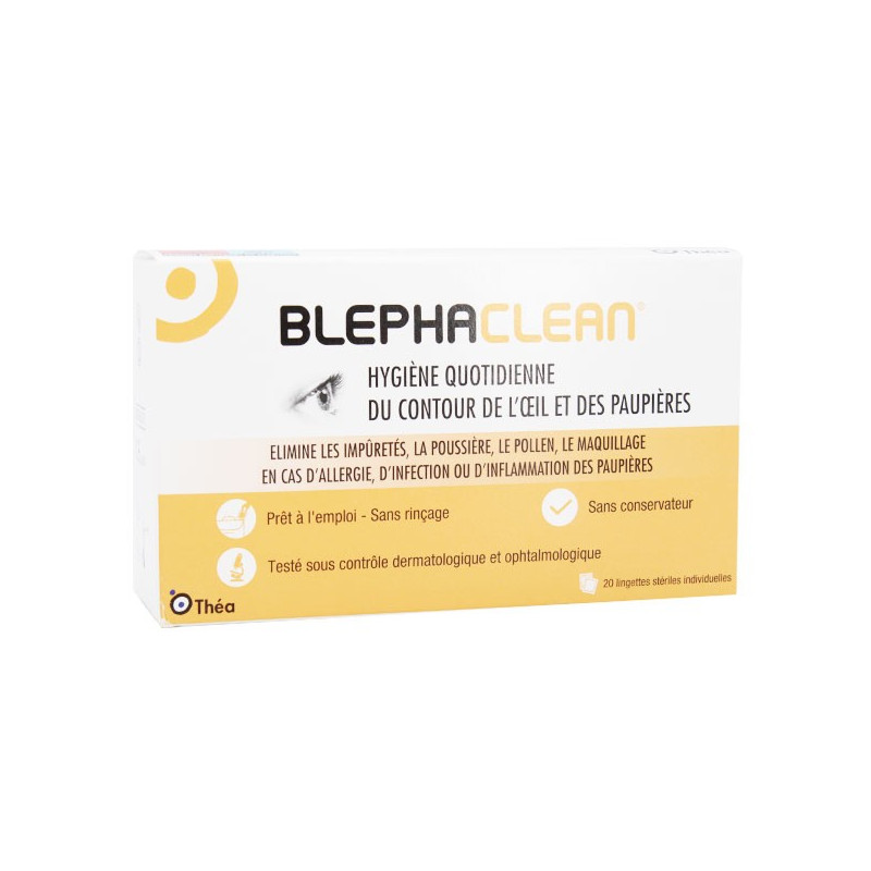 Théa Blephaclean Compresses Stériles 20 unités