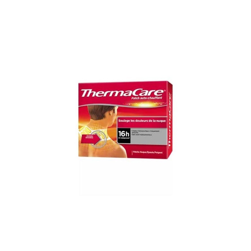 Pharmacie Bastille - Thermacare auto-chauffant nuque, épaule, poignet boite 6 patchs