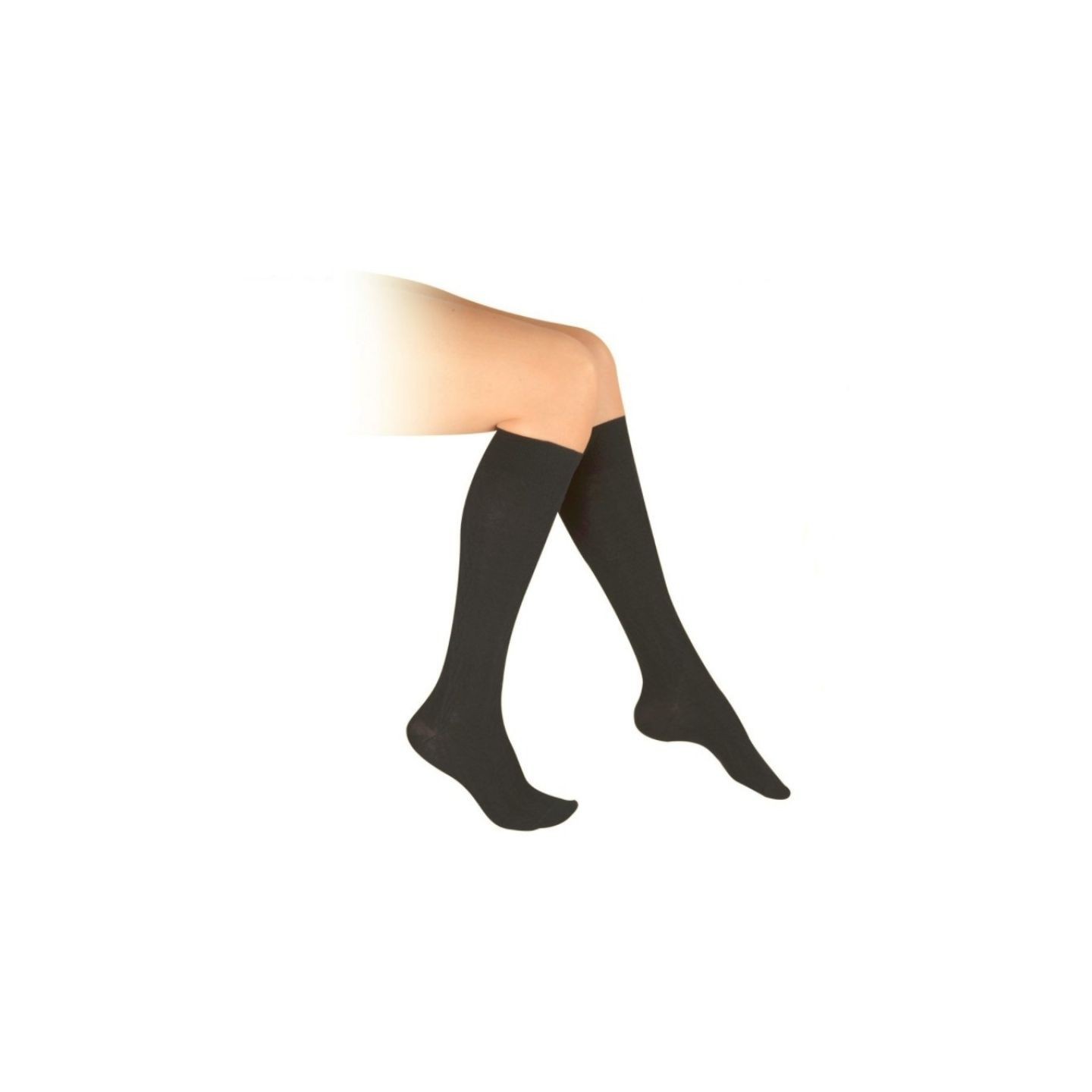 Thuasne chaussette venoflex fast coton taille 2 long noir