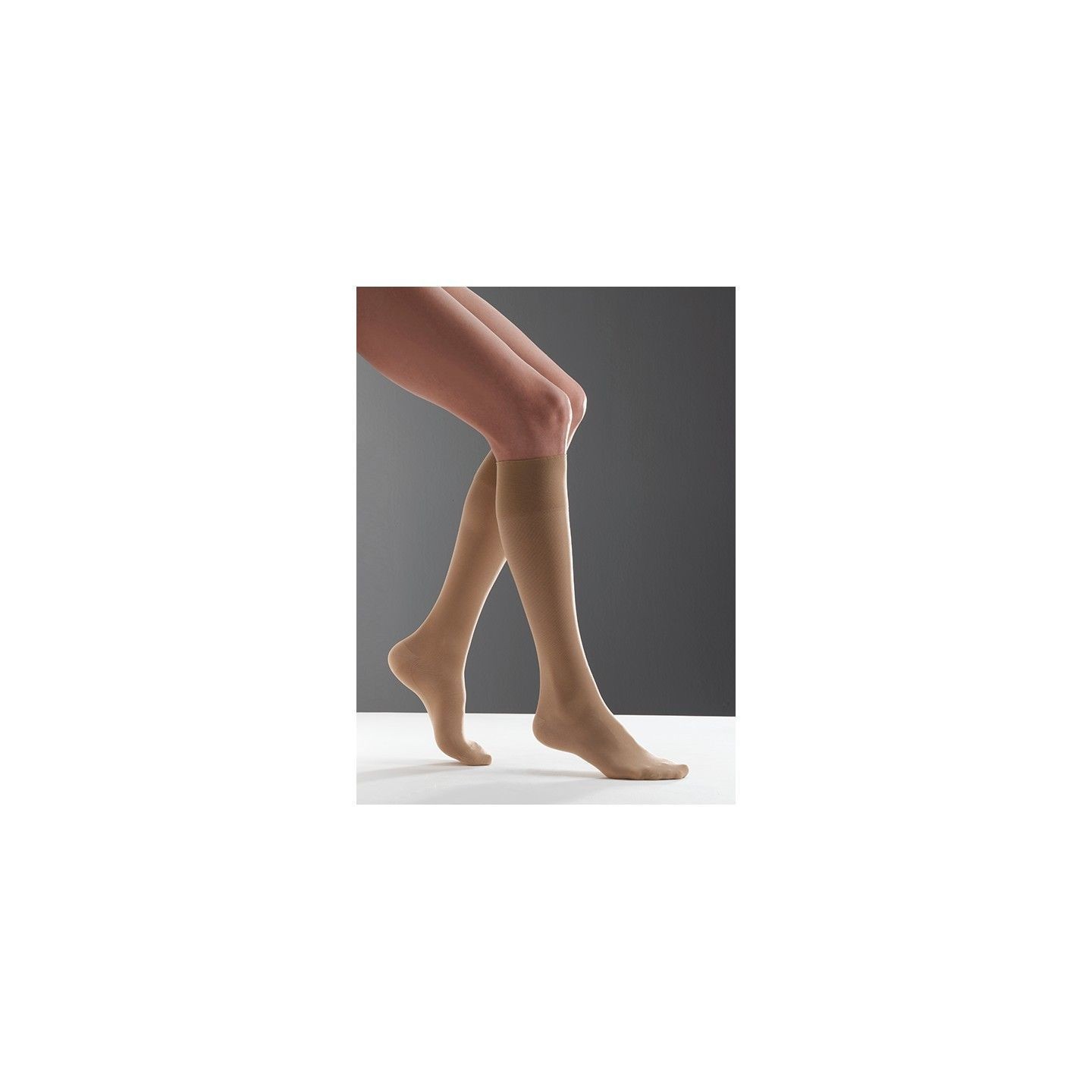 Thuasne Venoflex Secret Chaussettes de contention Classe 2 - Taille 3N - Beige doré