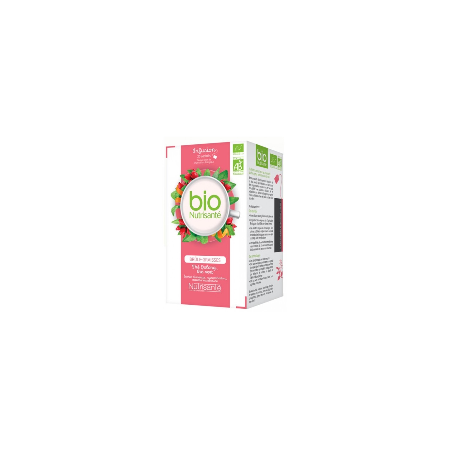 Tisane bio brûle graisse bte 20 sachets