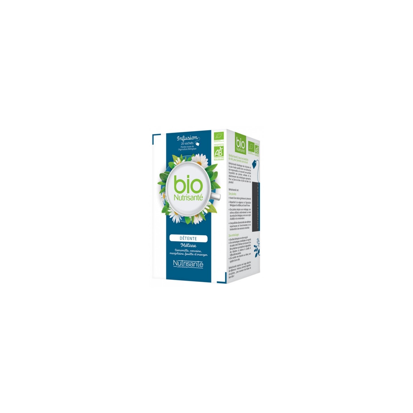 Tisane bio détente bte 20 sachets