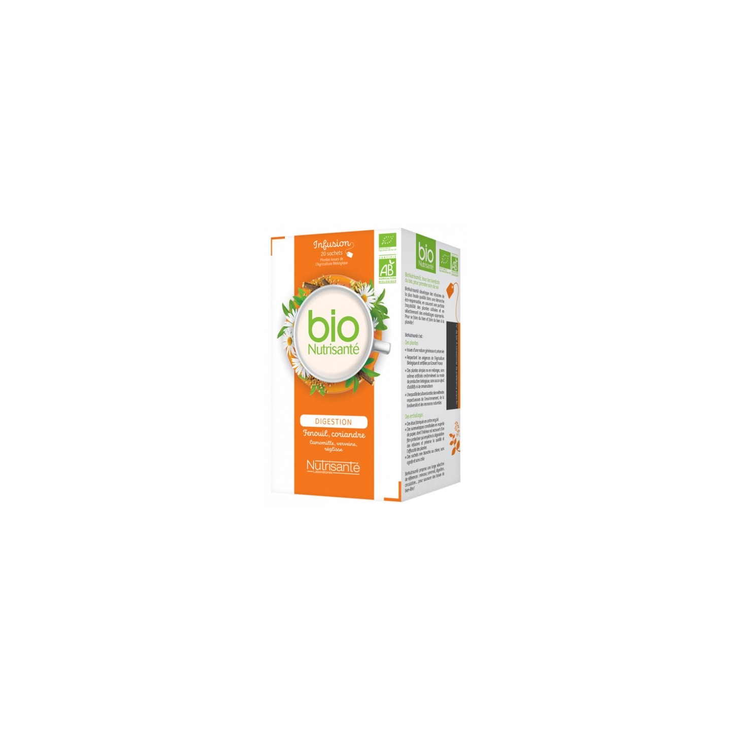 Tisane bio digestion bte 20 sachets
