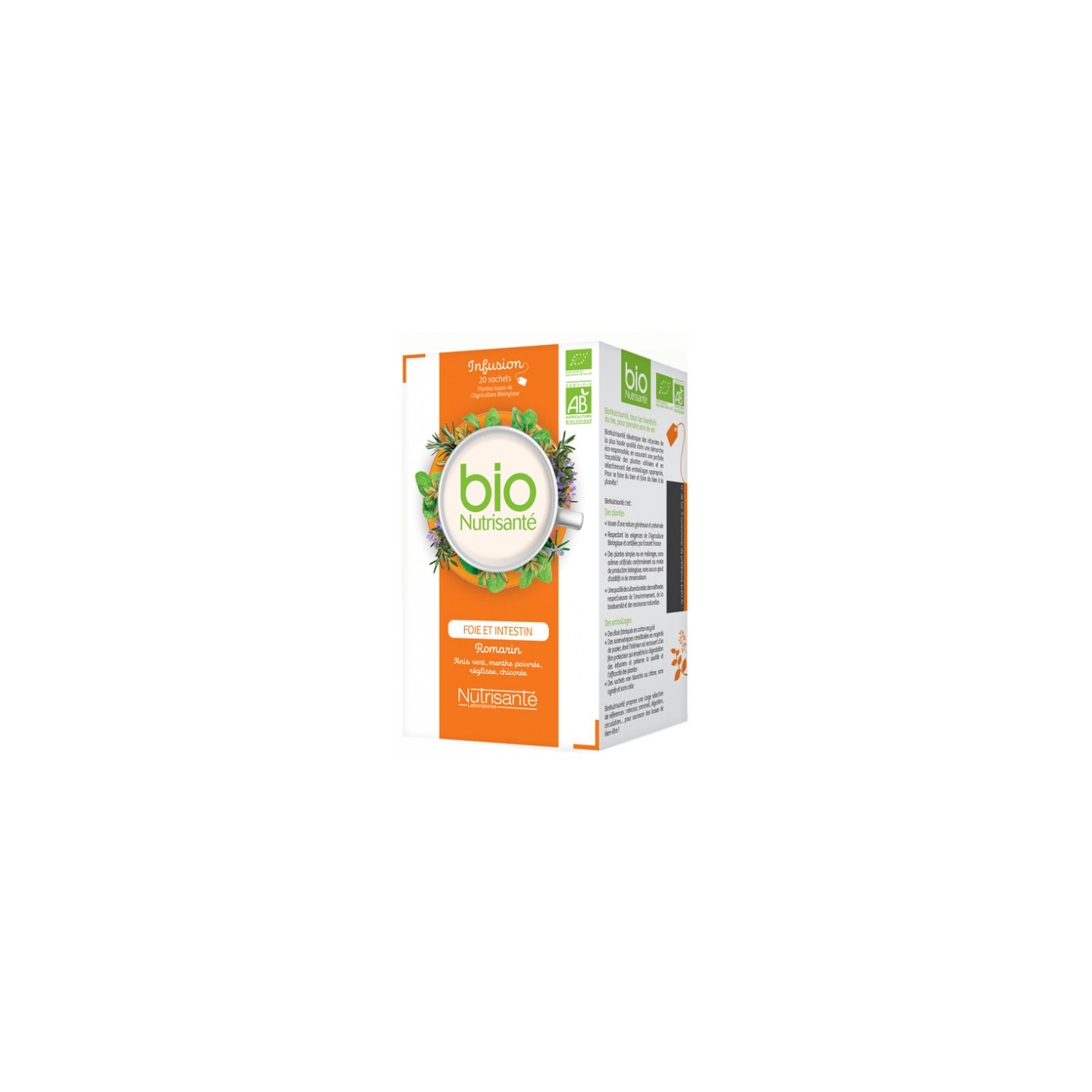 Tisane bio Foie Vesicule bte 20 Sachets