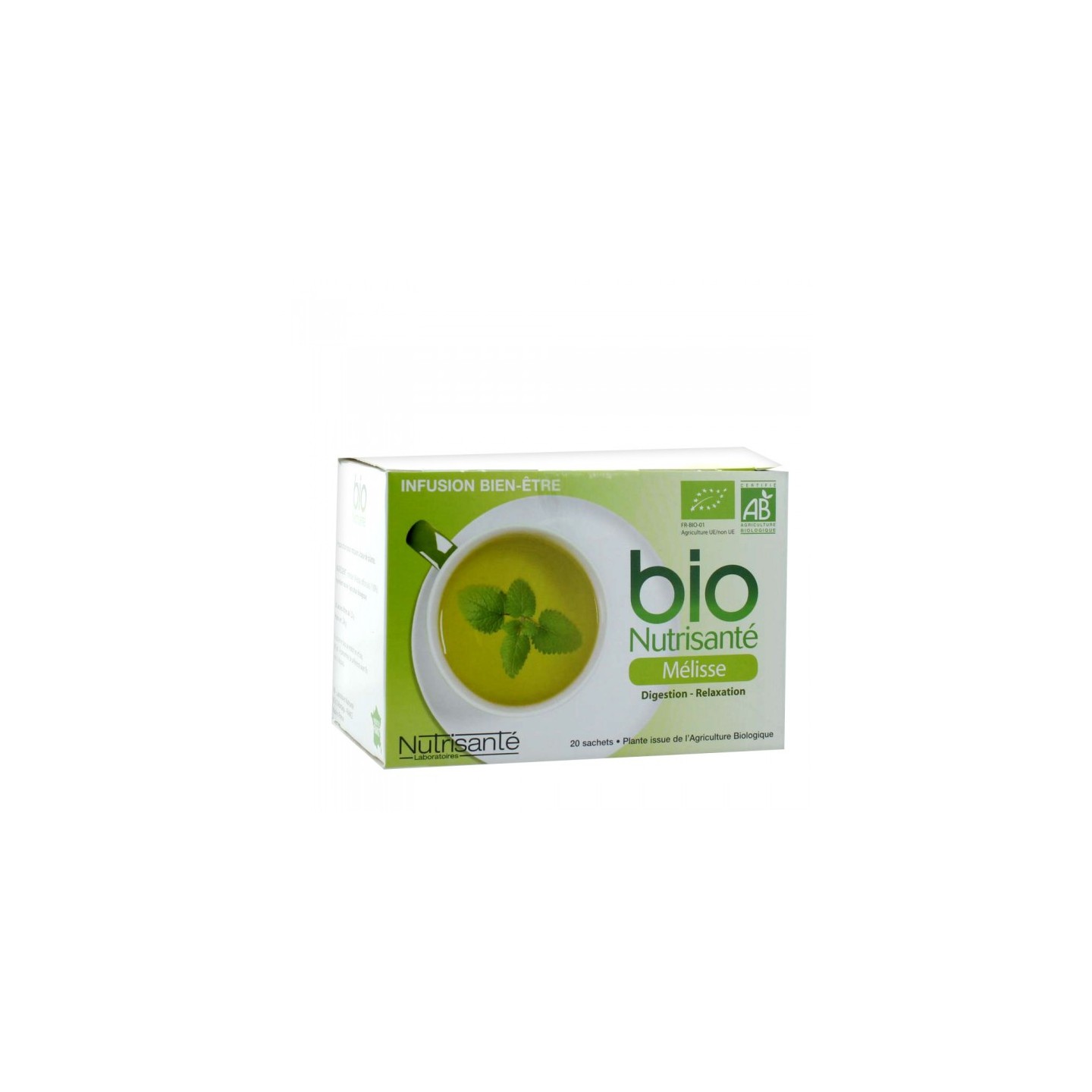 Tisane bio Mélisse bte 20 sachets