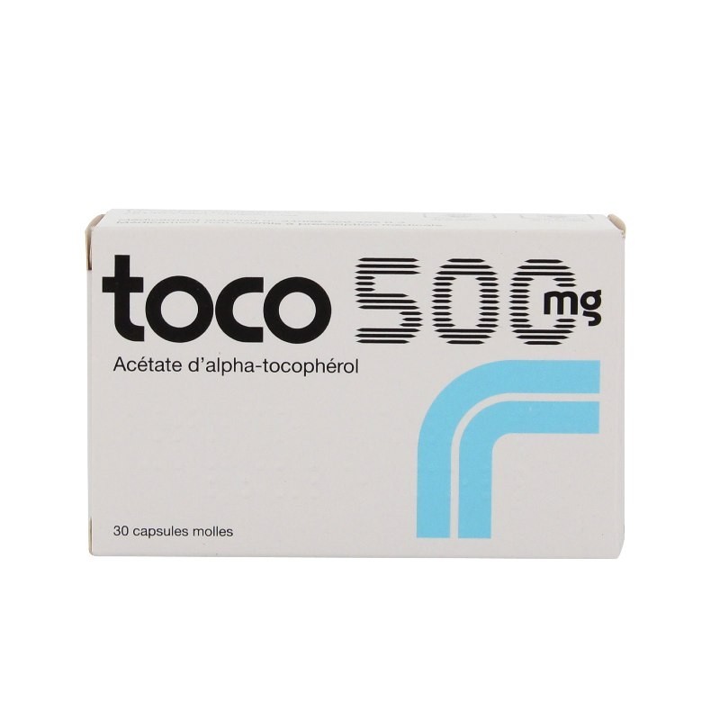 Pharmacie Bastille - Toco 500mg 30 Capsules Molles