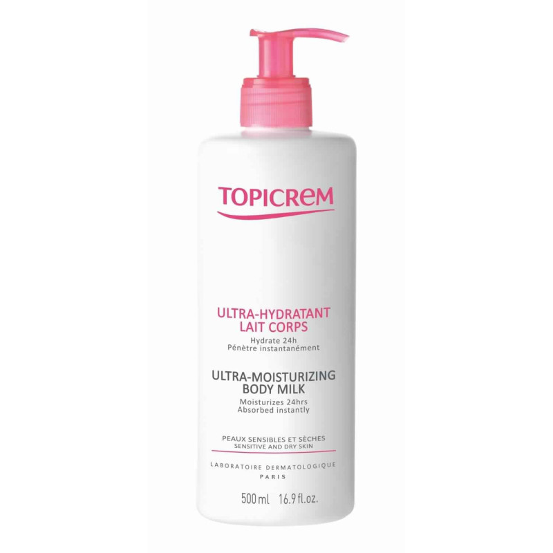 Topicrem Lait Corps Ultra-Hydratant - 500ml