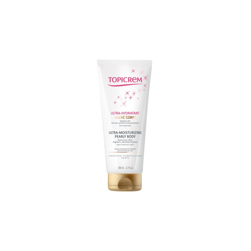 Topicrem Ultra-Hydratant Nacré Peaux Sensibles Corps 200ml
