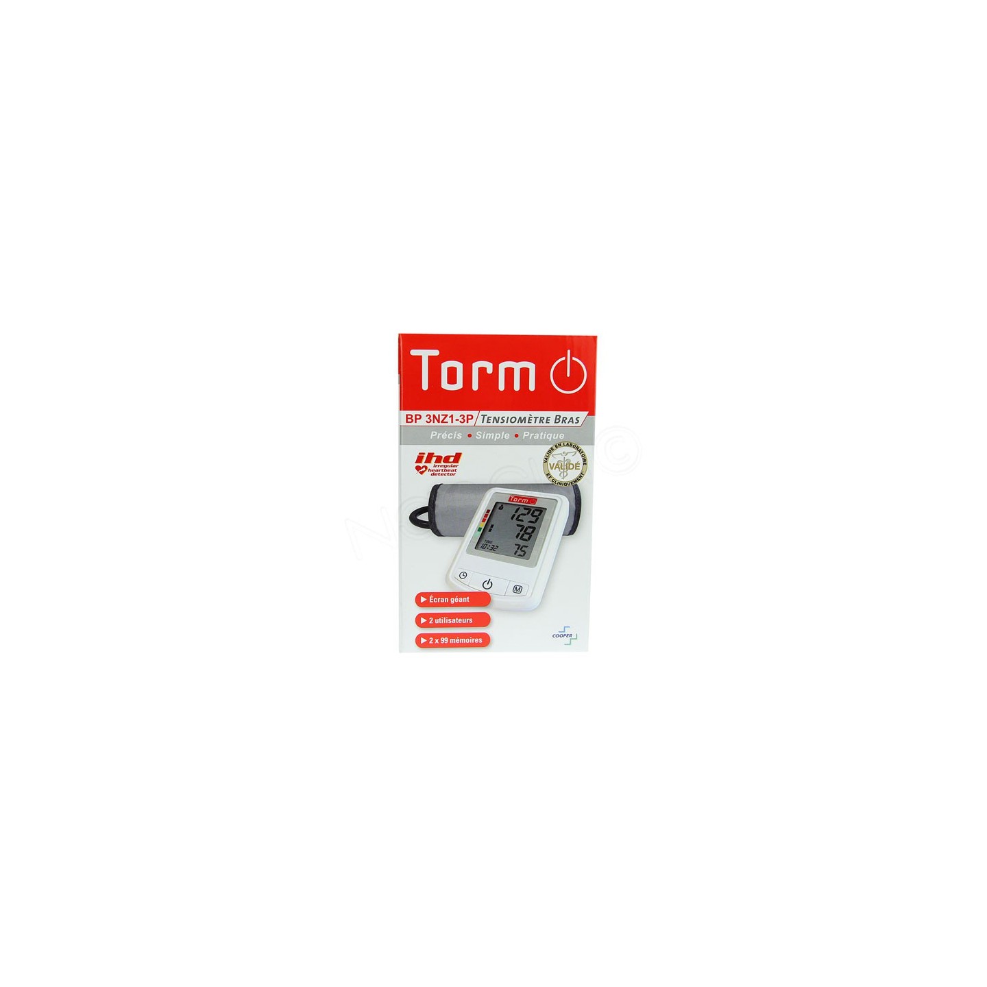 TORM Tensiomètre de Bras BP 3NZ1