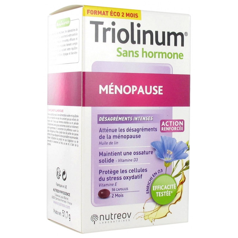 Nutreov Physcience Triolinum Sans Hormone Intensive Boite 56 Capsules