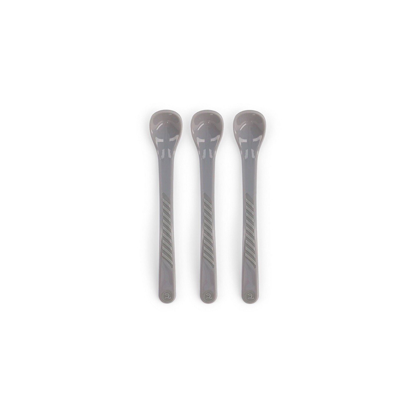 Twistshake Lot de 3 cuillères d'alimentation grises
