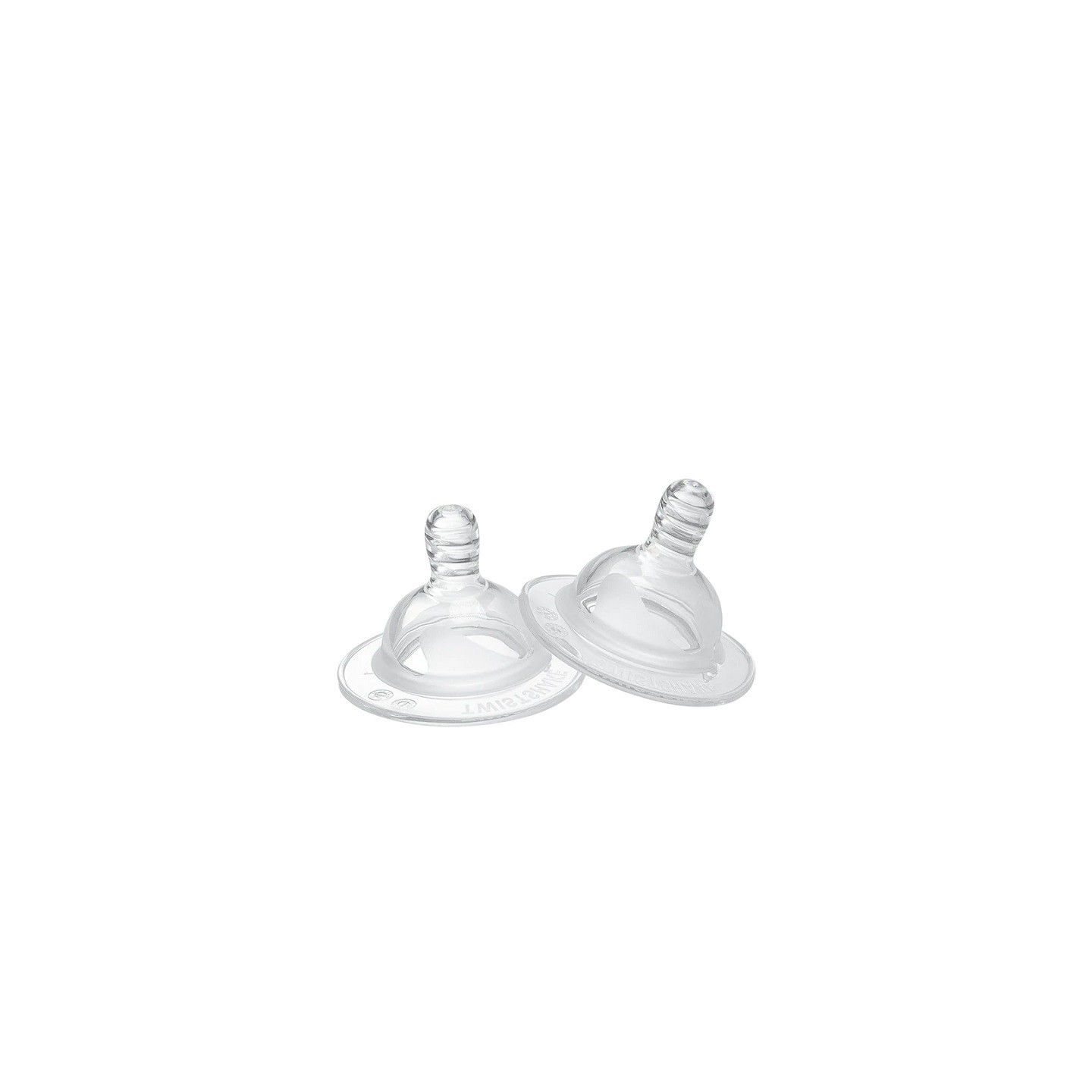 Twistshake Tétine en silicone anti colique 4m+ x 2