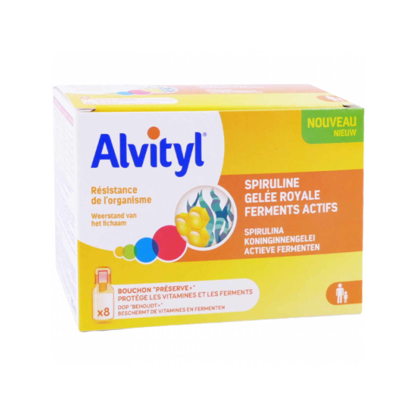 Urgo Alvityl Résistance de l'organisme - 8 flacons de 10ml