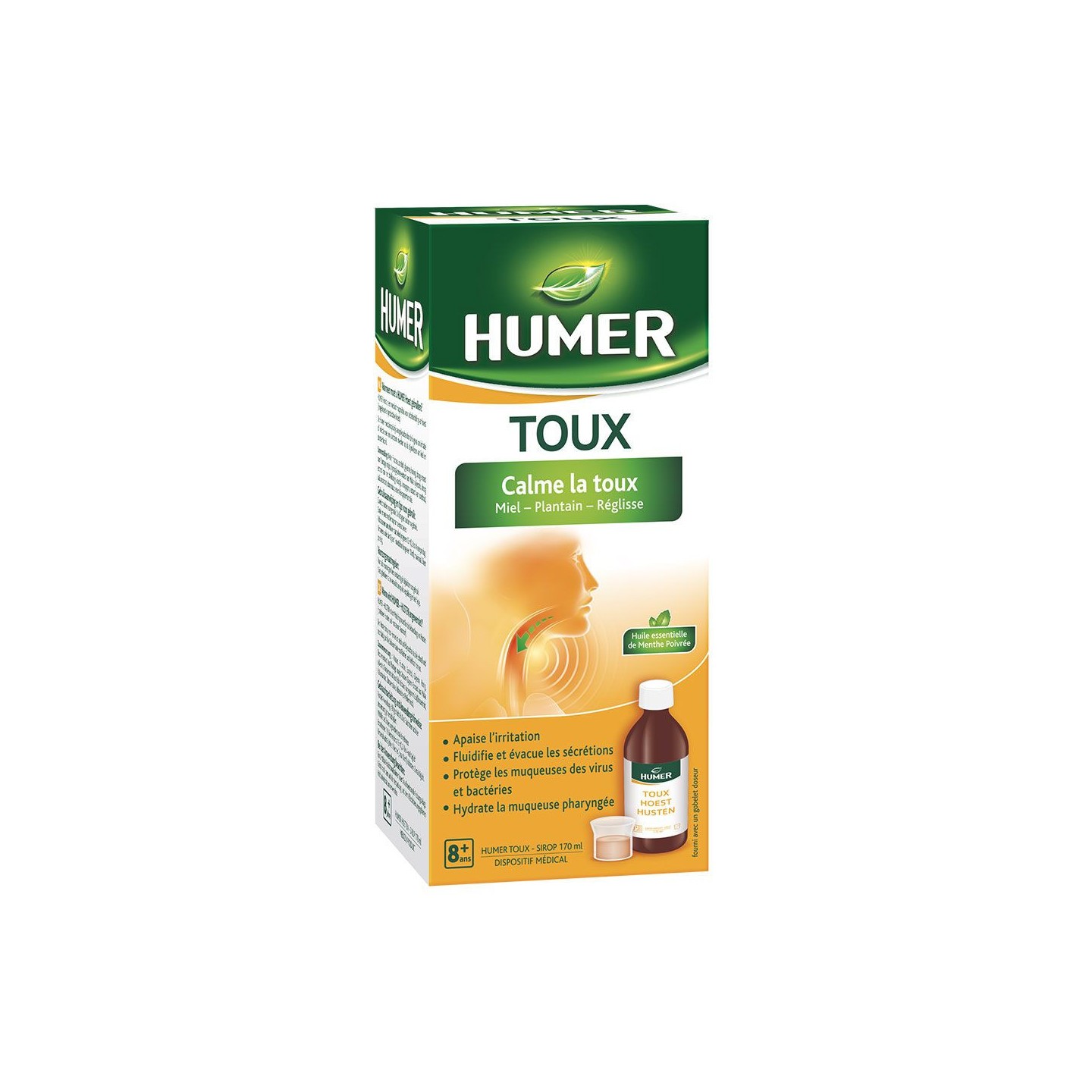 Urgo Humer Sirop toux sèche et grasse - 170ml