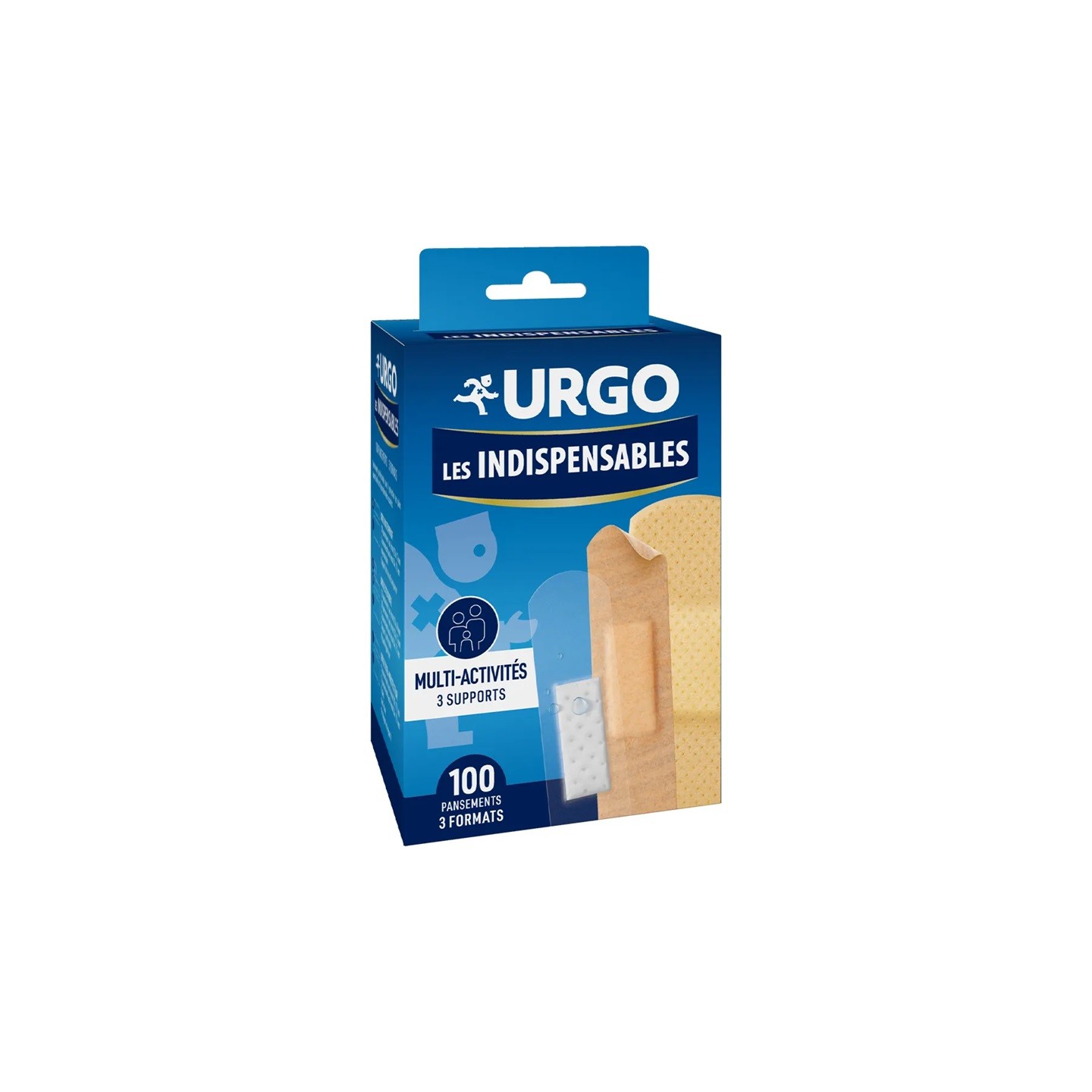 Urgo Les indispensables Pansements 3 formats - 100 pansements