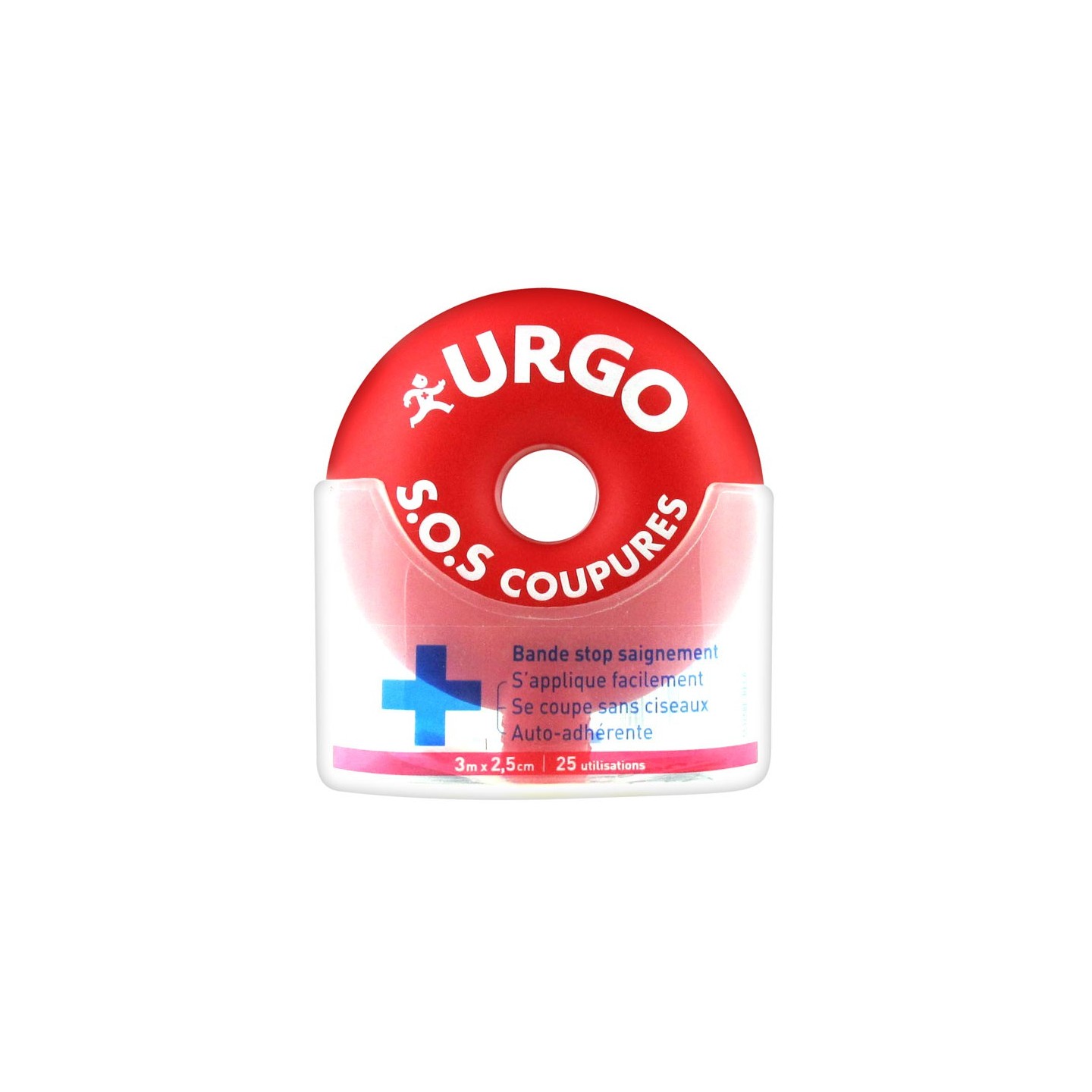 Urgo S.O.S Coupures Bande 3 m x 2,5 cm
