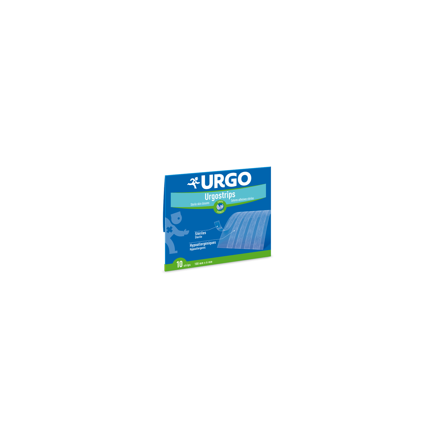 Urgo urgostrips sutures adhésives stériles 10 bandelettes
