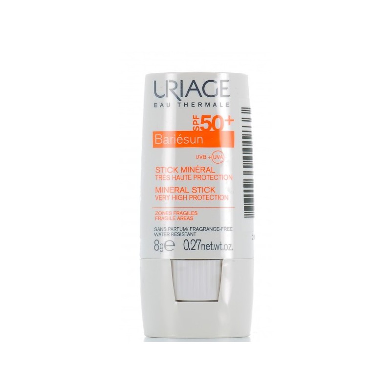 Pharmacie Bastille - Uriage bariésun stick minéral spf50+ 8g
