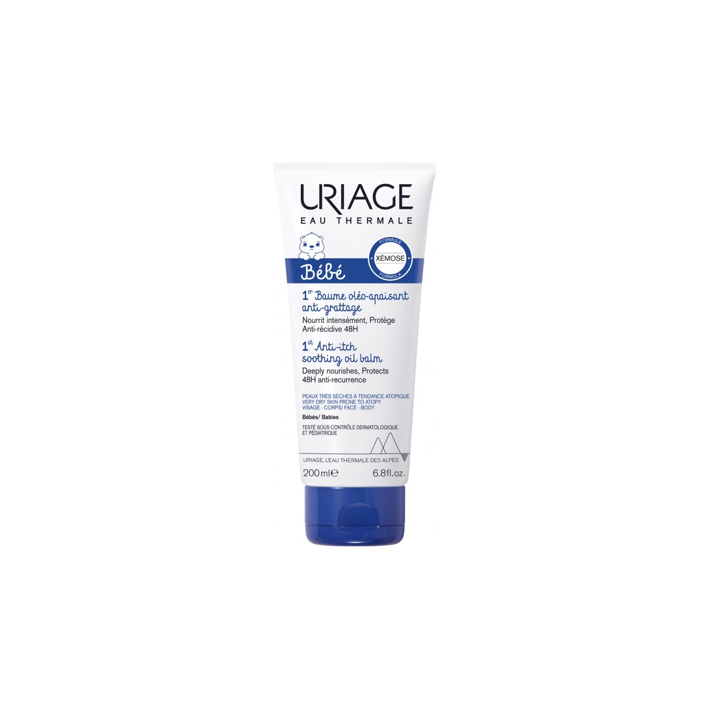Uriage Bébé 1ère Baume oléo-apaisant anti-grattage - 200ml