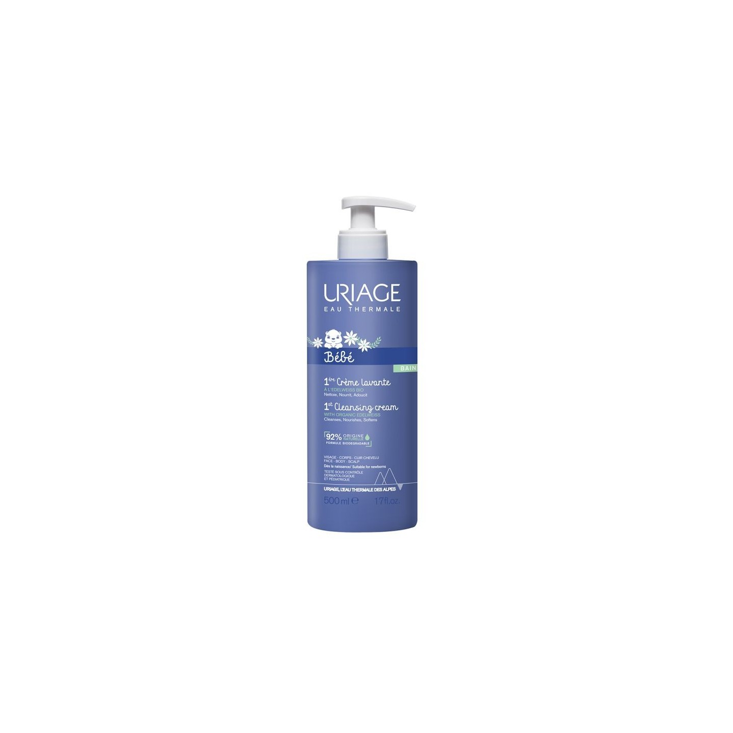 Uriage Bébé 1ère Crème lavante - 500ml