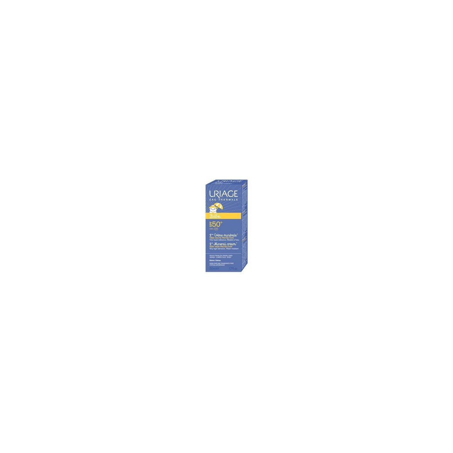 Uriage Bébé crème minérale SPF 50+ 50ml