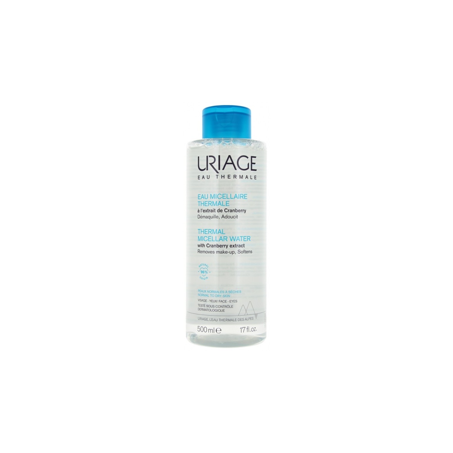 Uriage Eau micellaire thermale peaux normales à sèches - 500ml
