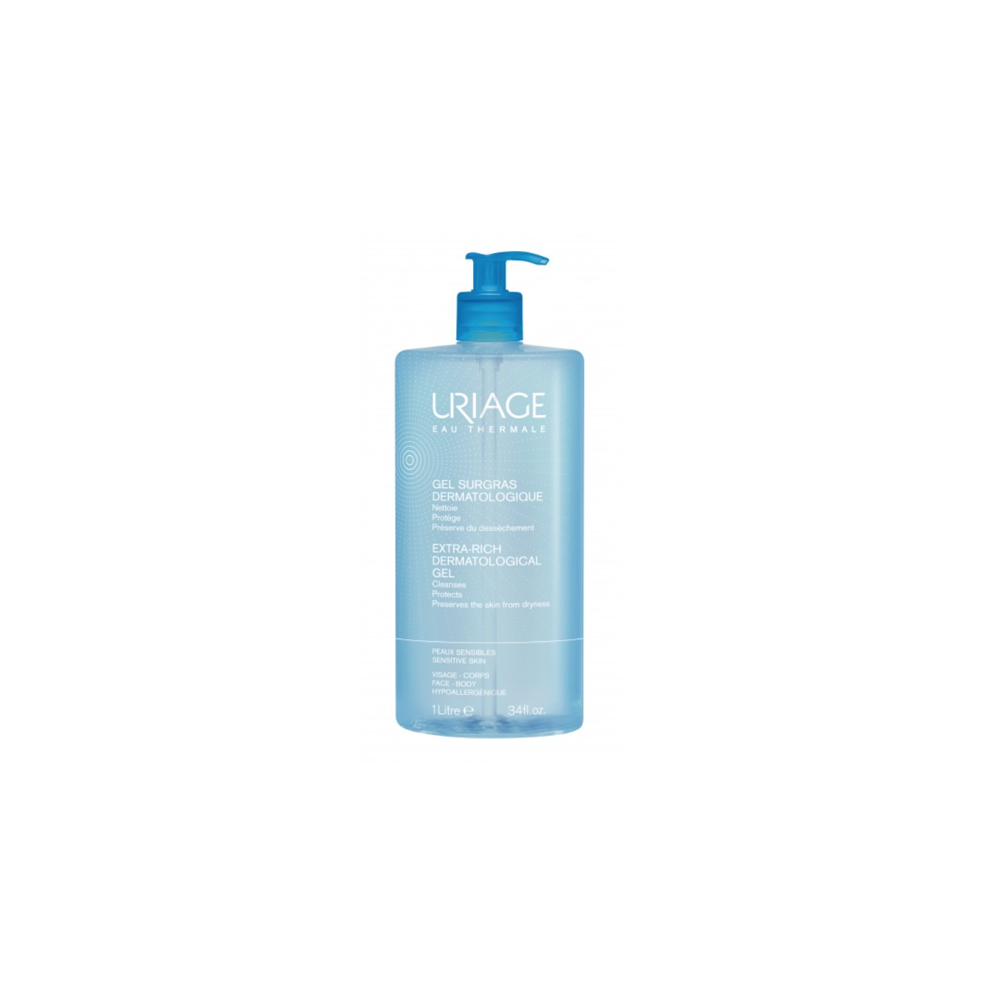 Uriage gel surgras 1 litre