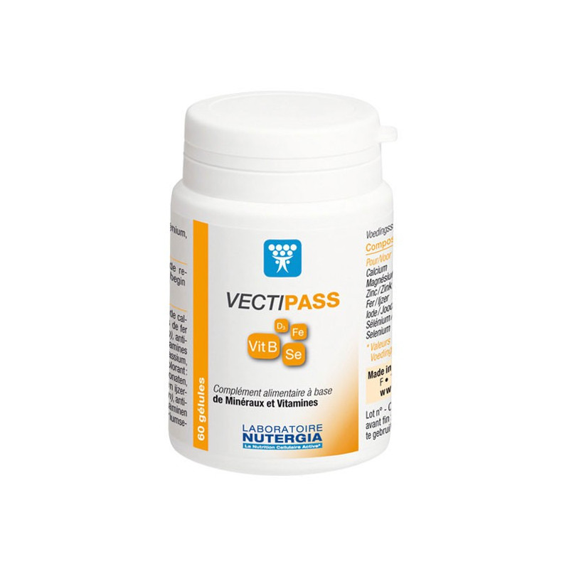 VECTIPASS Nutergia 60 gélules