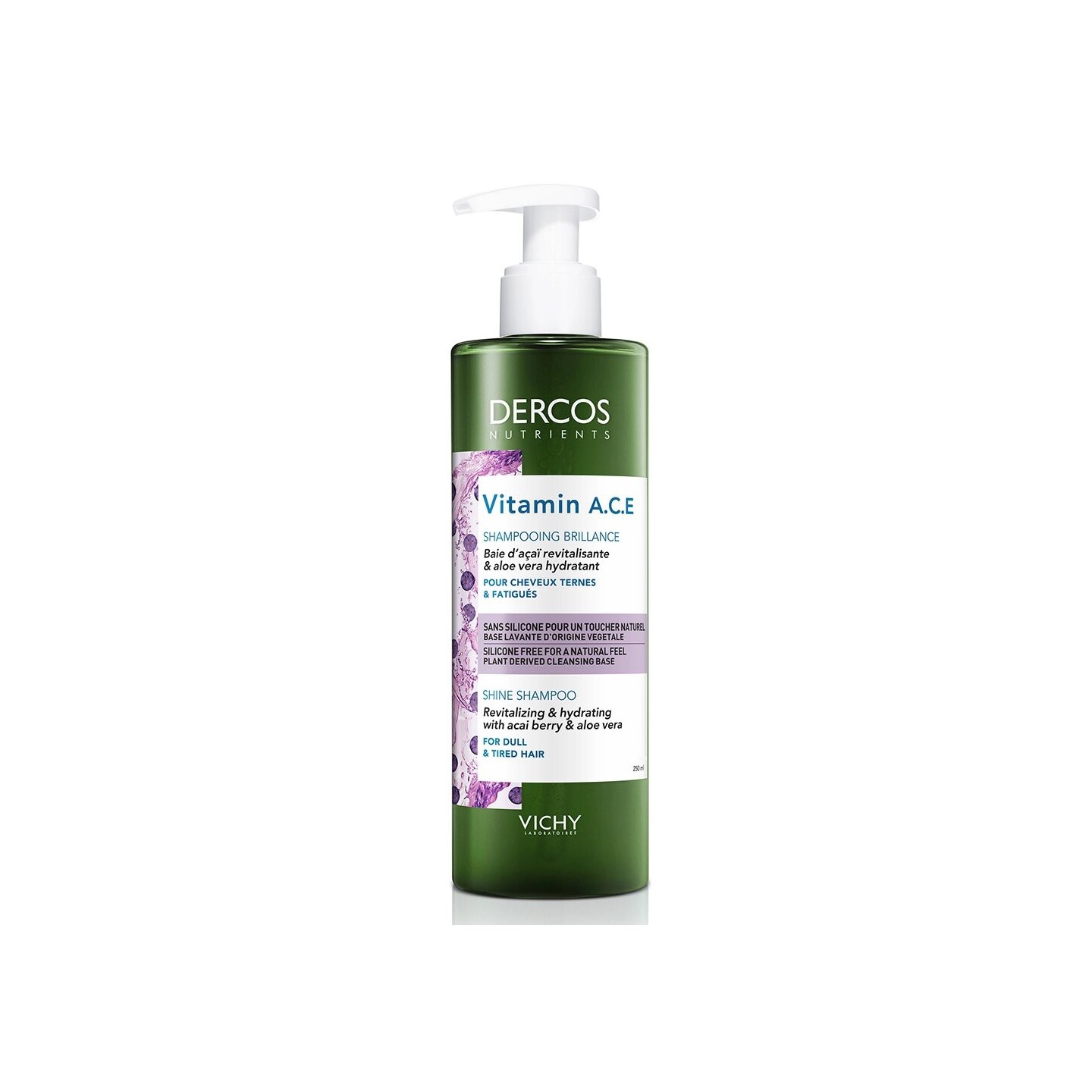 Vichy Dercos Nutrients Shampoing Vitamine A.C.E - 250ml