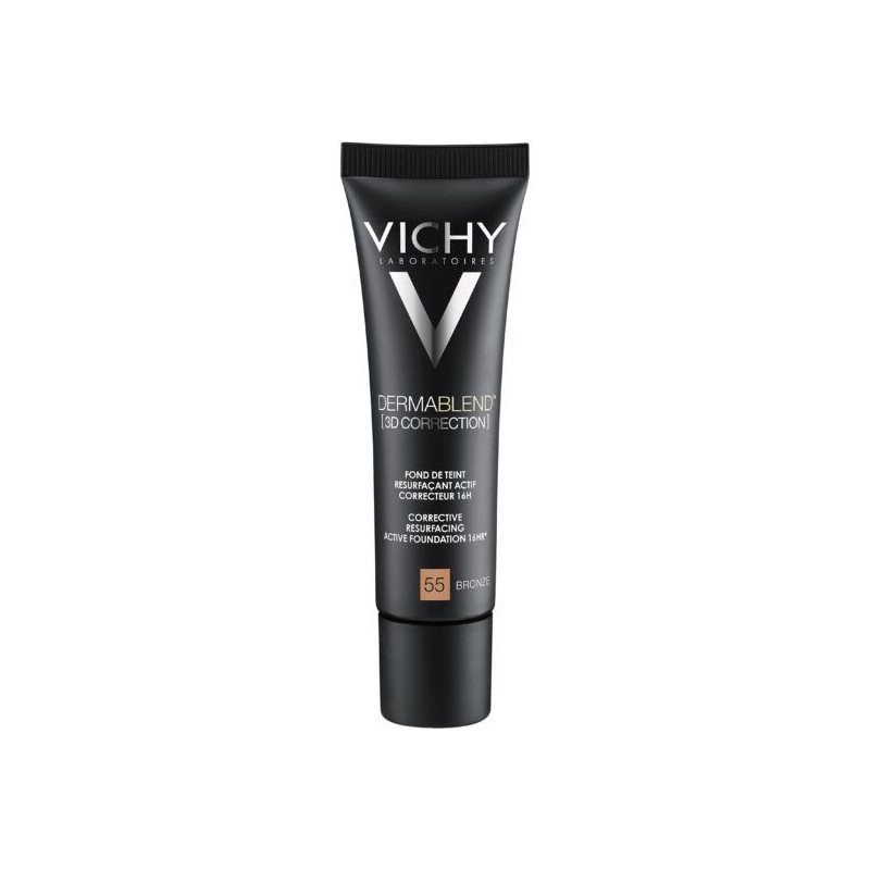Pharmacie Bastille - Vichy Dermablend 3d correction fond de teint resurfaçant 55 bronze 30ml