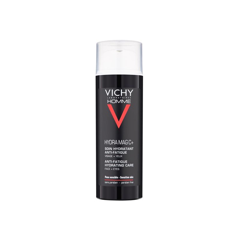 Pharmacie Bastille - Vichy homme hydra mag C+ soin hydratant anti-fatigue 50ml