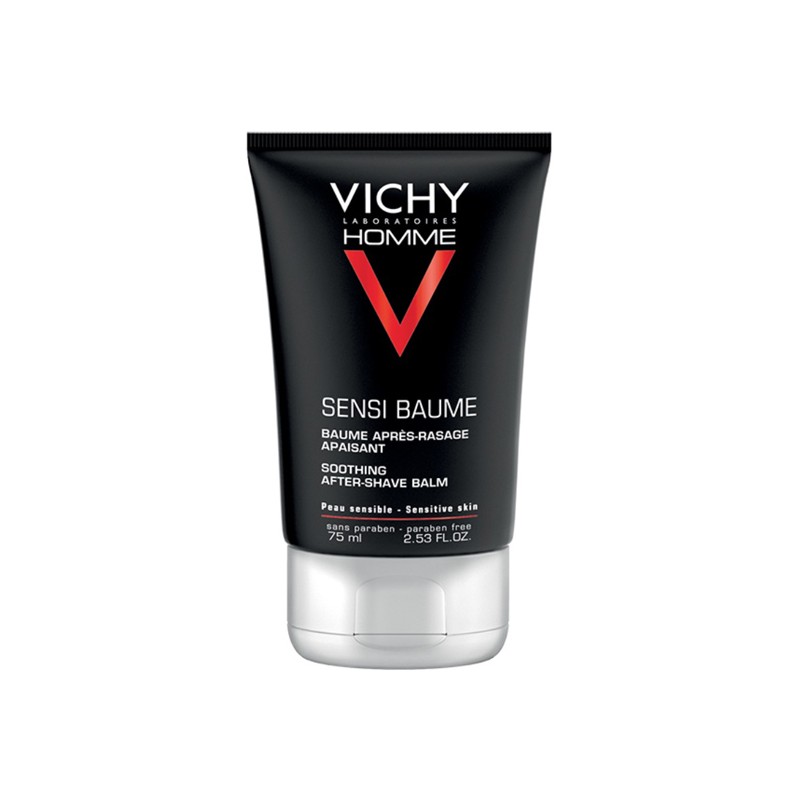Pharmacie Bastille - Vichy homme sensi-baume minéral après-rasage 75ml