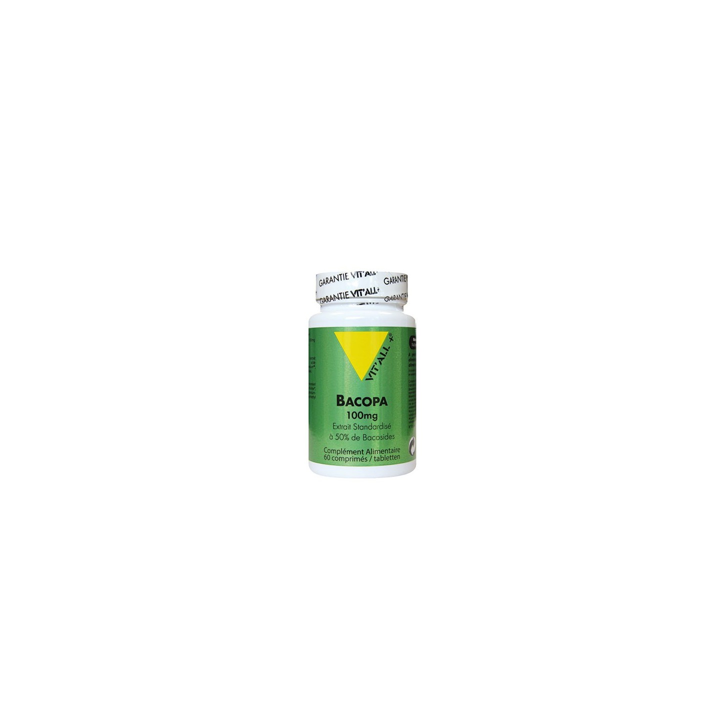Vitall+ Bacopa 100mg 60 comprimés