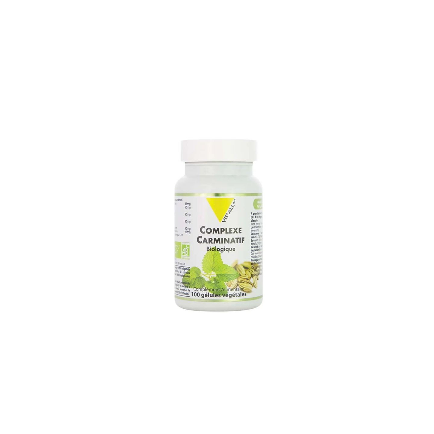 Vit'all+ Complexe Carminatif Bio - 100 gélules