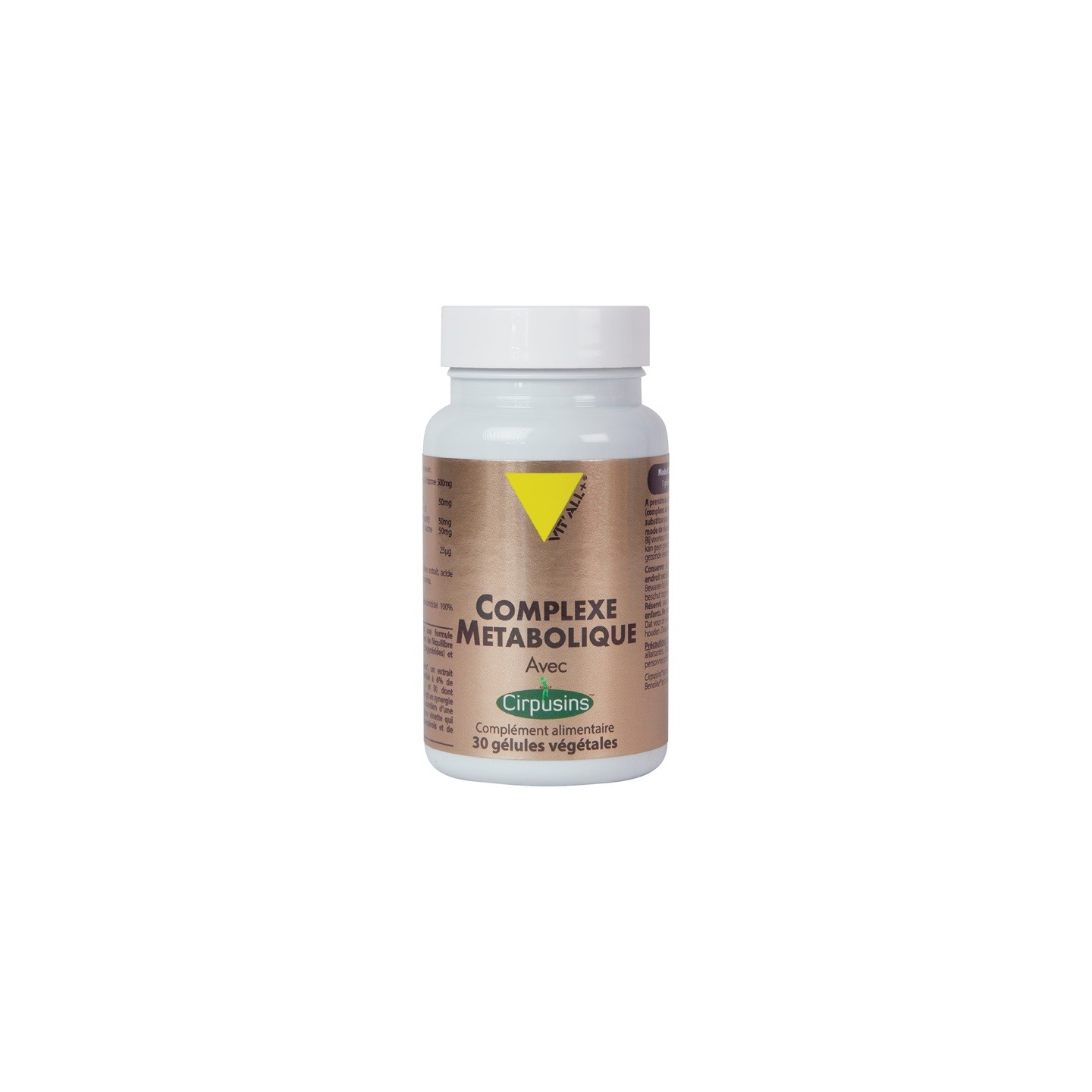 Vit'all+ Complexe métabolique avec Cirpusins® - 30 gélules